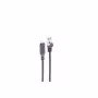 SHIVERPEAKS USB-C naar RJ45 Gigabit Ethernet-adapterkabel, aluminium, zwart, 1m (BS14-51025)