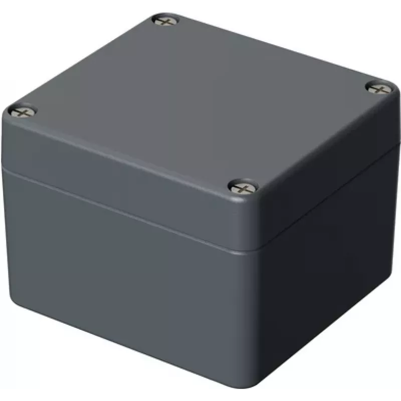 BOPLA universele behuizing aluminium zilvergrijs (RAL 7001) 75 x 80 x 57 A 105 01105000.MT1