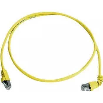 Telegärtner 100008019 CAT 6a S/FTP-patchkabel, RJ45, 1 m, geel, LSZH, vlamvertragend