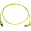 Telegärtner 100008019 CAT 6a S/FTP-patchkabel, RJ45, 1 m, geel, LSZH, vlamvertragend