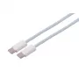 S CONN MAXIMUM CONNECTIVITY USB-C-oplaadkabel, 2.0, 240W, blauw, textiel, 1,5m (14-22151)