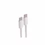 SHIVERPEAKS USB-C-oplaadkabel, USB 2.0, 60W, wit, gevlochten textiel, 0,5m (BS14-21016)