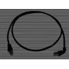 Telegärtner 100008676 CAT 6a S/FTP RJ45-patchkabel, 5 m, zwart, vlamvertragend, met knikbescherming