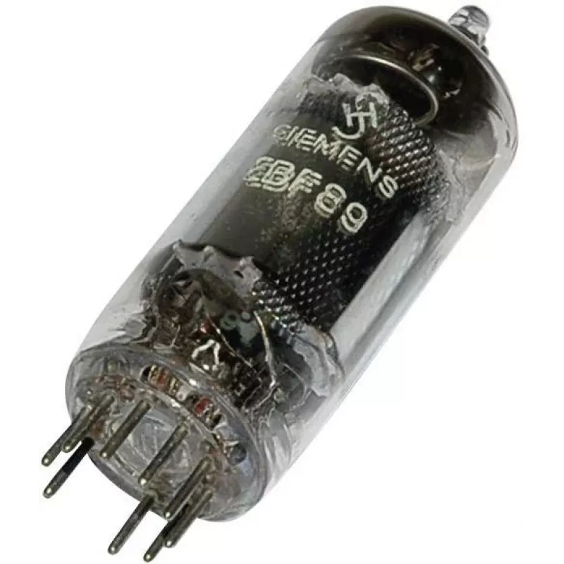 SIEMENS EBF 89 = 6 DC 8 duodiode-variabele-mu-pentode vacuümbuis, noval-voet, 9 pins
