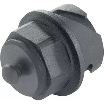 TELEGÄRTNER H80030A0000 RJ45-beschermkap, zwart kunststof, stofbescherming voor ongebruikte netwerkaansluitingen