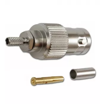 Telegärtner BNC kabelbus crimp G04 75 Ohm voor RG-179B/U, 5-pack J01003B0021