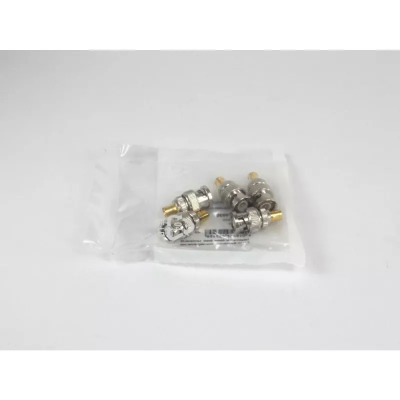 TELEGÄRTNER coaxiale adapter BNC-stekker naar SMB-bus, 50 Ohm, recht, vernikkeld messing J01008F0030