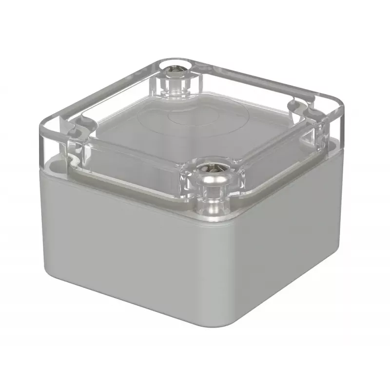 Bopla EUROMAS M 205 G universele behuizing, 52 x 50 x 35 mm, polycarbonaat, lichtgrijs 02205400