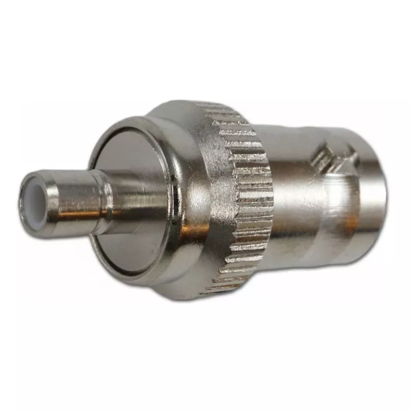 Telegärtner coaxiale adapter BNC bus naar SMB stekker, 50 Ohm, recht J01008F0033