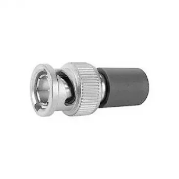 Telegärtner BNC 75 Ohm afsluitweerstand, stekker, 1 W, DC-1 GHz, vernikkeld messing, J01006A0001