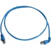 Telegärtner 100008016 CAT 6a S/FTP-patchkabel, RJ45, 0,5 m, blauw, LSZH, 10 Gbps