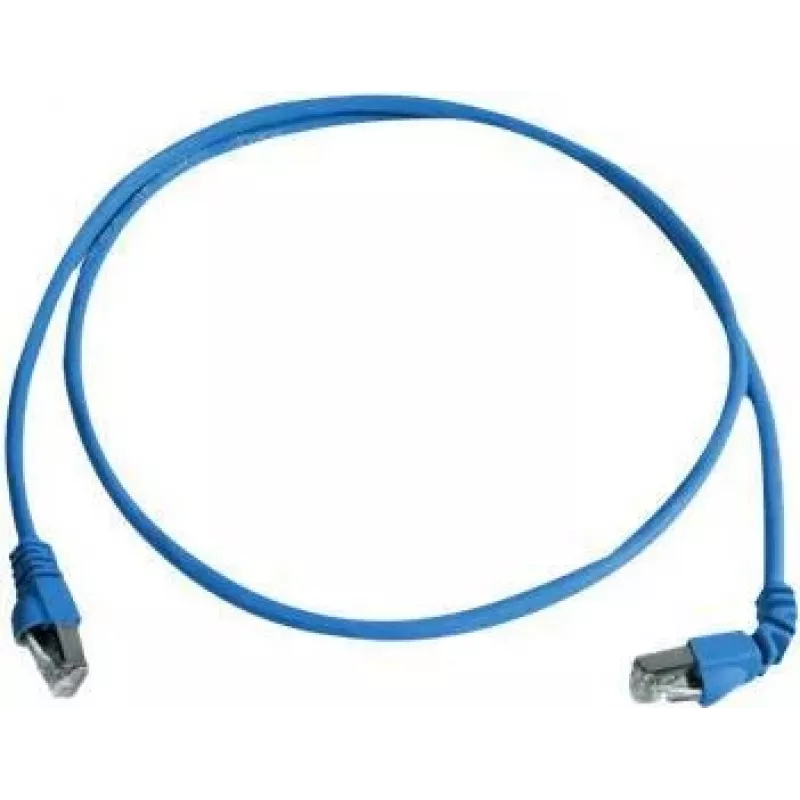 Telegärtner 100008016 CAT 6a S/FTP-patchkabel, RJ45, 0,5 m, blauw, LSZH, 10 Gbps