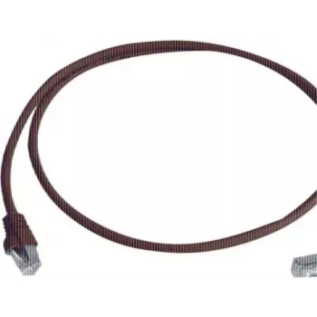 Telegärtner 100008014 RJ45-patchkabel, CAT 6a S/FTP, 0,5 m, rood, LSZH, vlamvertragend, met knikbescherming