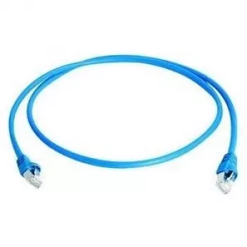 TELEGÄRTNER Cat.6A S/FTP-patchkabel, 1,5 m, blauw, LSZH, RJ45, 500 MHz L00001A0288