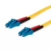 Telegärtner LC naar LC single-mode OS2 duplex-patchkabel, 3 m, geel L00872A0002