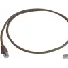 Telegärtner Cat 6A S/FTP-patchkabel, PiMF, blauw, 2,0 m, één uiteinde haaks L00001A0159