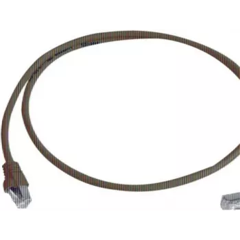 Telegärtner Cat 6A S/FTP-patchkabel, PiMF, blauw, 2,0 m, één uiteinde haaks L00001A0159