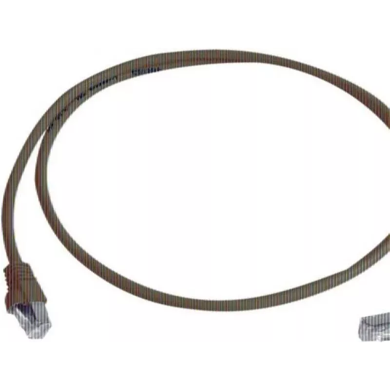 Telegärtner Cat 6A S/FTP-patchkabel, PiMF, blauw, 2,0 m, één uiteinde haaks L00001A0159
