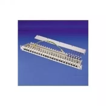 TELEGÄRTNER MPP16-HS 16-poorts modulair patchpanel, 1U, lichtgrijs RAL 7035 J02022A0050
