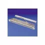 TELEGÄRTNER MPP16-HS 16-poorts modulair patchpanel, 1U, lichtgrijs RAL 7035 J02022A0050