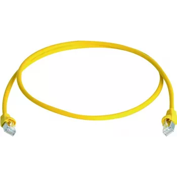 Telegärtner 100028074 Cat6a S/FTP-patchkabel, 5,5 m, geel