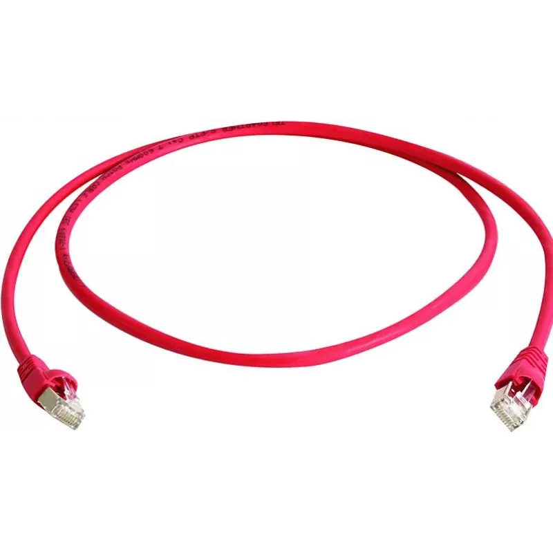 Telegärtner 100008681 Cat6a S/FTP-netwerkkabel, rood, 3,5 m