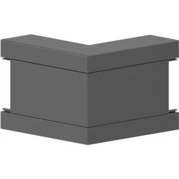 GGK BR 60x130/80-AE buitenhoek 60x130/80 RAL 9005 PVC (12793)