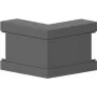 GGK BR 60x130/80-AE buitenhoek 60x130/80 RAL 9005 PVC (12793)