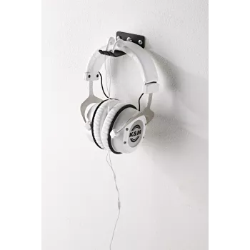 König & Meyer KM-16311 hoofdtelefoonhouder voor in-ear-, on-ear- en over-ear-hoofdtelefoons, zwart