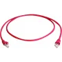 Telegärtner MP8 FS 600 Cat.7 S/FTP patchkabel, RJ45 stekker naar RJ45 stekker, 50 m, rood