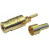Telegärtner SMB bus PCB connector, recht, 50 Ohm, verguld