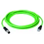Telegärtner 100017297 Cat.6A U/UTP RJ45 patchkabel, 1m, grijs, LSZH, 10Gbps