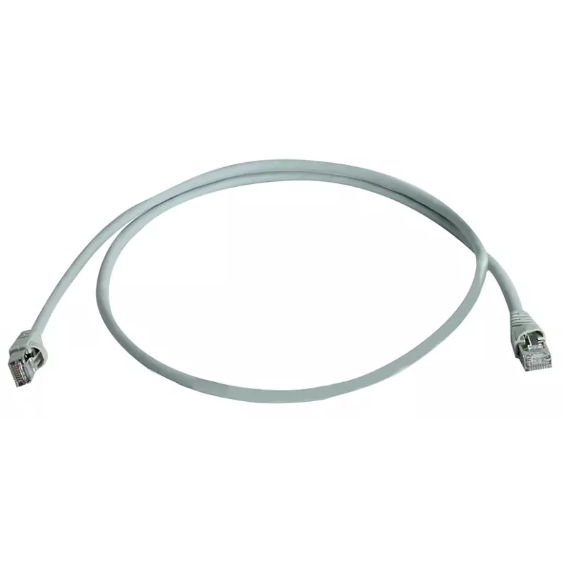 TELEGÄRTNER TEGA Cat.6A IEC MP8 FS 500 LSZH patchkabel 7m grijs L00004A0093