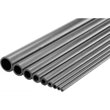 Reely carbon tube 2 mm buitendiameter, 1 mm binnendiameter, 1000 mm lengte, 1 stuk