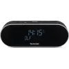 TechniSat DigitRadio 53 BT DAB+/FM-wekkerradio met Bluetooth en USB-lading, 3,5 VA-LCD, zwart