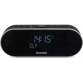TechniSat DigitRadio 53 BT DAB+/FM-radio wekker met Bluetooth en USB-oplaadfunctie, zwart