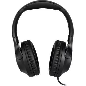 TechniSat Stereoman 3 gesloten bedrade koptelefoon met microfoon, 3m kabel, zwart 0000/9105