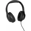 TechniSat Stereoman 3 gesloten bedrade koptelefoon met microfoon, 3m kabel, zwart 0000/9105