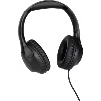 TechniSat Stereoman 3 gesloten bedrade koptelefoon met microfoon, 3m kabel, zwart 0000/9105