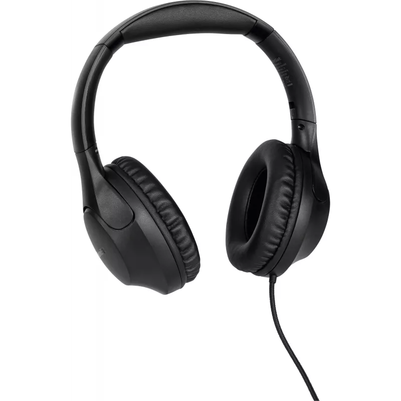 TechniSat Stereoman 3 gesloten bedrade koptelefoon met microfoon, 3m kabel, zwart 0000/9105