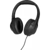 TechniSat Stereoman 3 gesloten bedrade koptelefoon met microfoon, 3m kabel, zwart 0000/9105