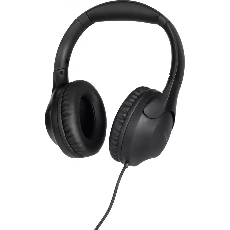 TechniSat Stereoman 3 gesloten bedrade koptelefoon met microfoon, 3m kabel, zwart 0000/9105