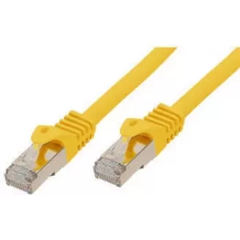 S CONN standaard patchkabel Cat. 6A met Cat.7 ruwkabel S/FTP dubbel afgeschermd halogeenvrij geel 50,0 m 16675550Y
