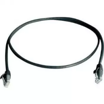 Telegärtner L00001A0238 2m Cat6 U/UTP zwarte netwerkkabel