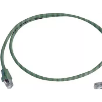 Telegärtner 100008018 CAT 6a S/FTP patchkabel, RJ45, 0,5 m, geel, LSZH, vlamvertragend, snagless