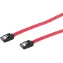 GoodConnections SATA 3 Gb/s kabel met vergrendeling, 0,5 m, rood 5045-A05