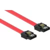 GoodConnections SATA 3 Gb/s kabel met vergrendeling, 0,5 m, rood 5045-A05