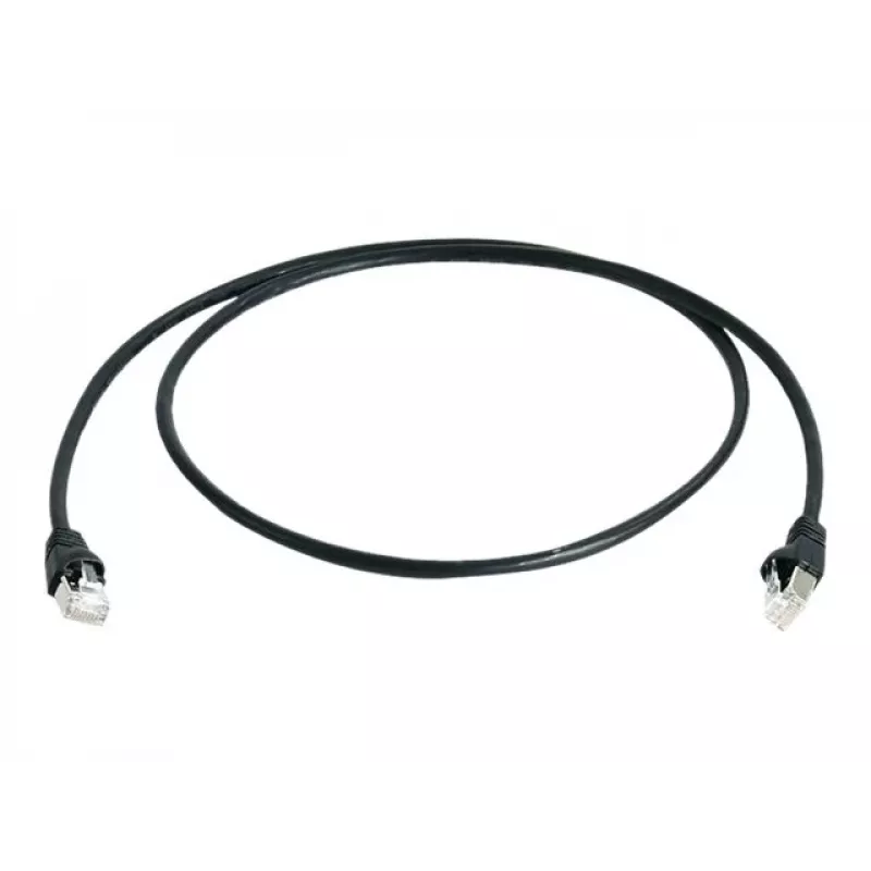 Telegärtner Cat 6A S/FTP-patchkabel, 1,5 m, zwart L00001A0169