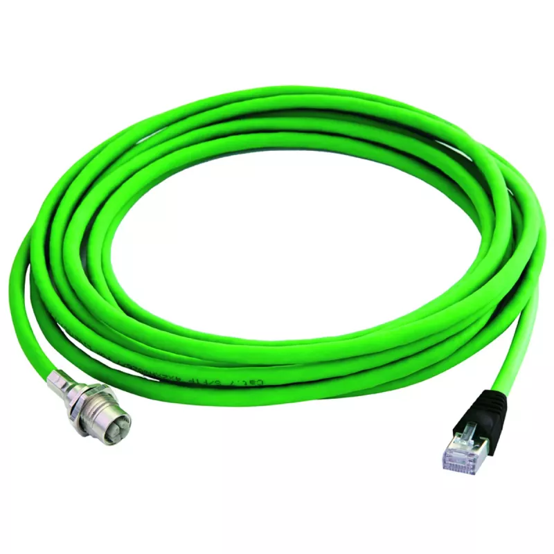 Telegärtner Cat.7A S/FTP-patchkabel, 5 m, LSZH, grijs, 10 Gbps, RJ45 100017395