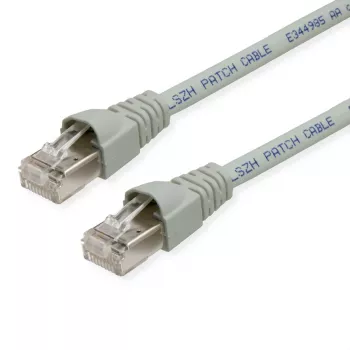TELEGÄRTNER TEGA L00003A0148 Cat.6A S/FTP-patchkabel, 4,5 m, grijs, LSZH